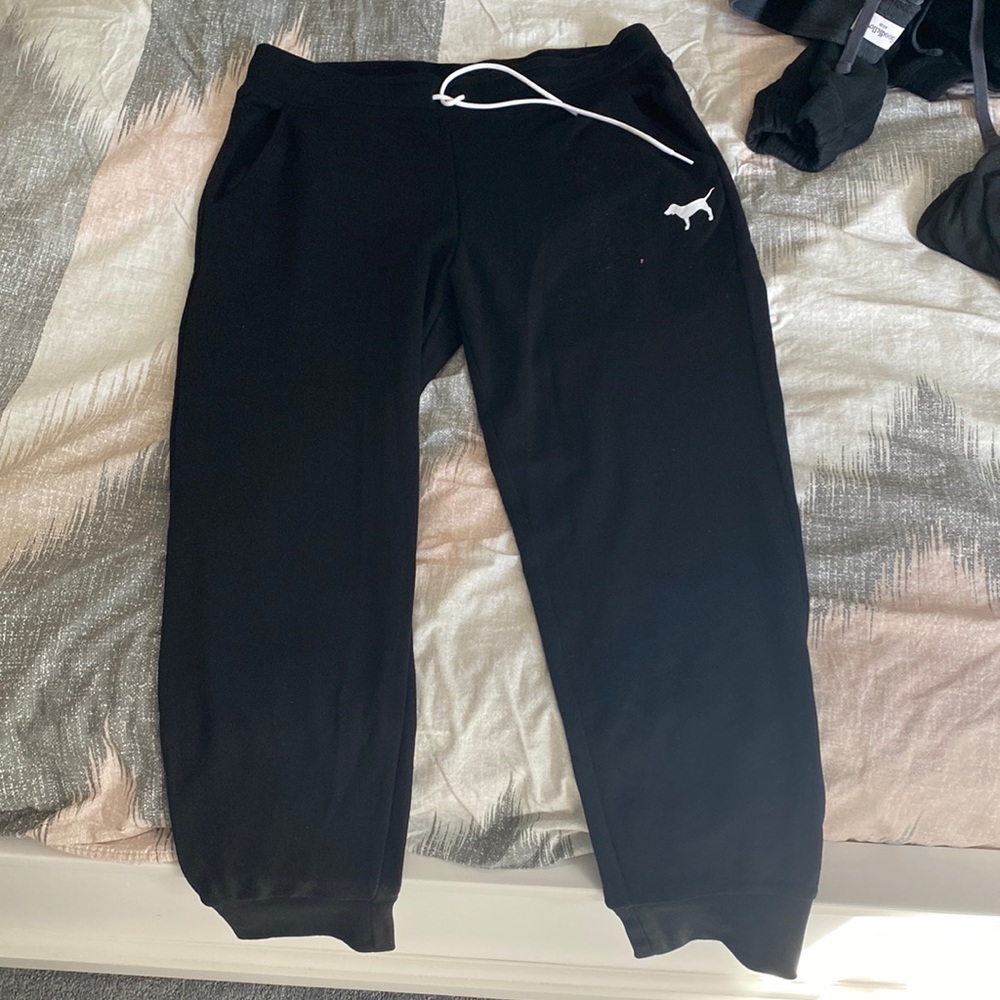 black PINK joggers size L